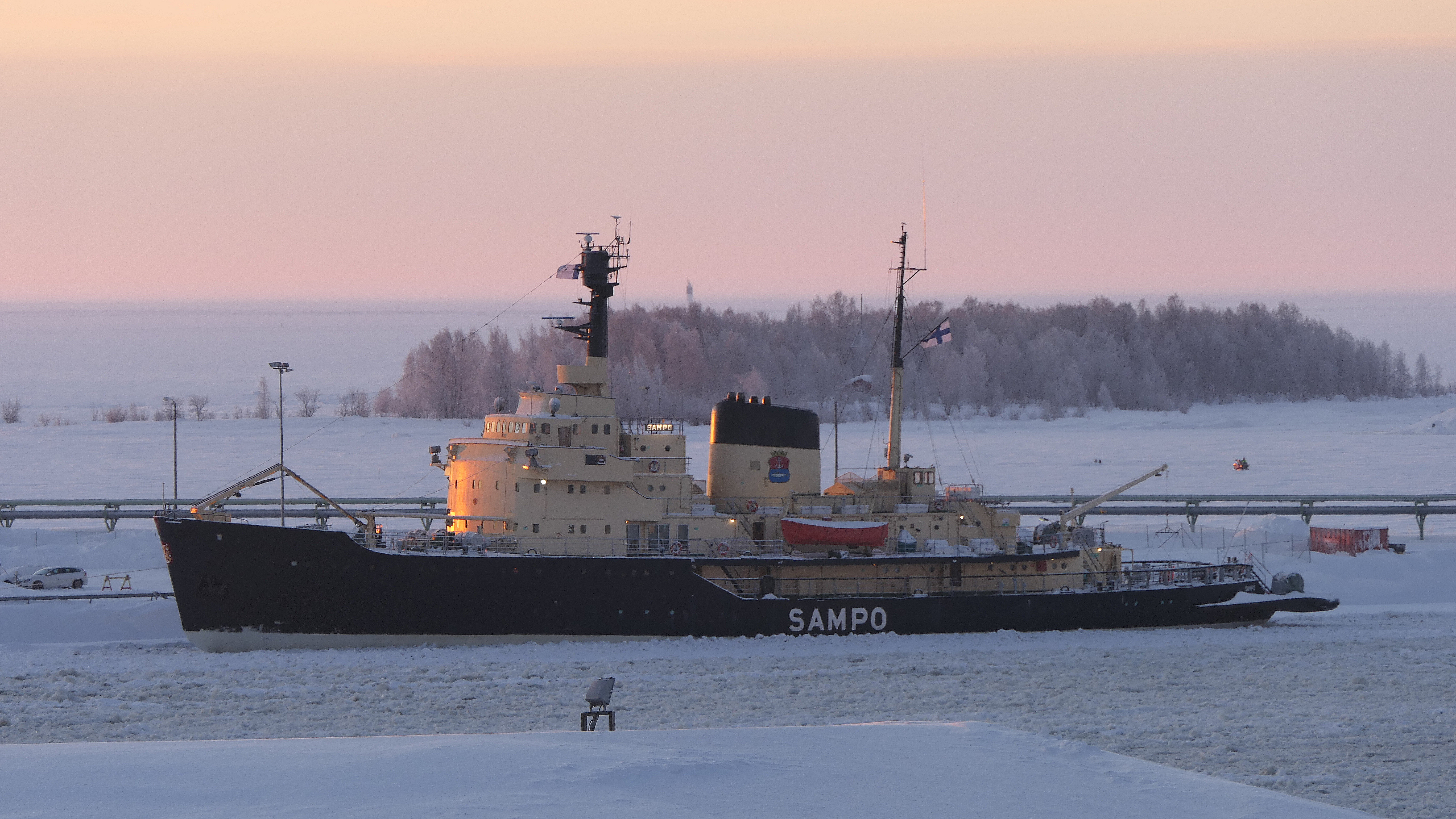 Die Sampo im Hafen von Kemi